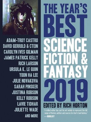 cover image of The Year's Best Science Fiction & Fantasy, 2019 Edition